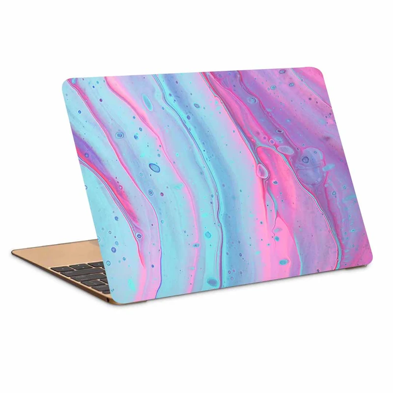 استیکر لپ تاپ طرح paint stains bubbles کد N-457مناسب برای لپ تاپ 15.6 اینچ