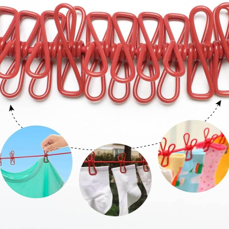 بند رخت مدل گیره دار کشی