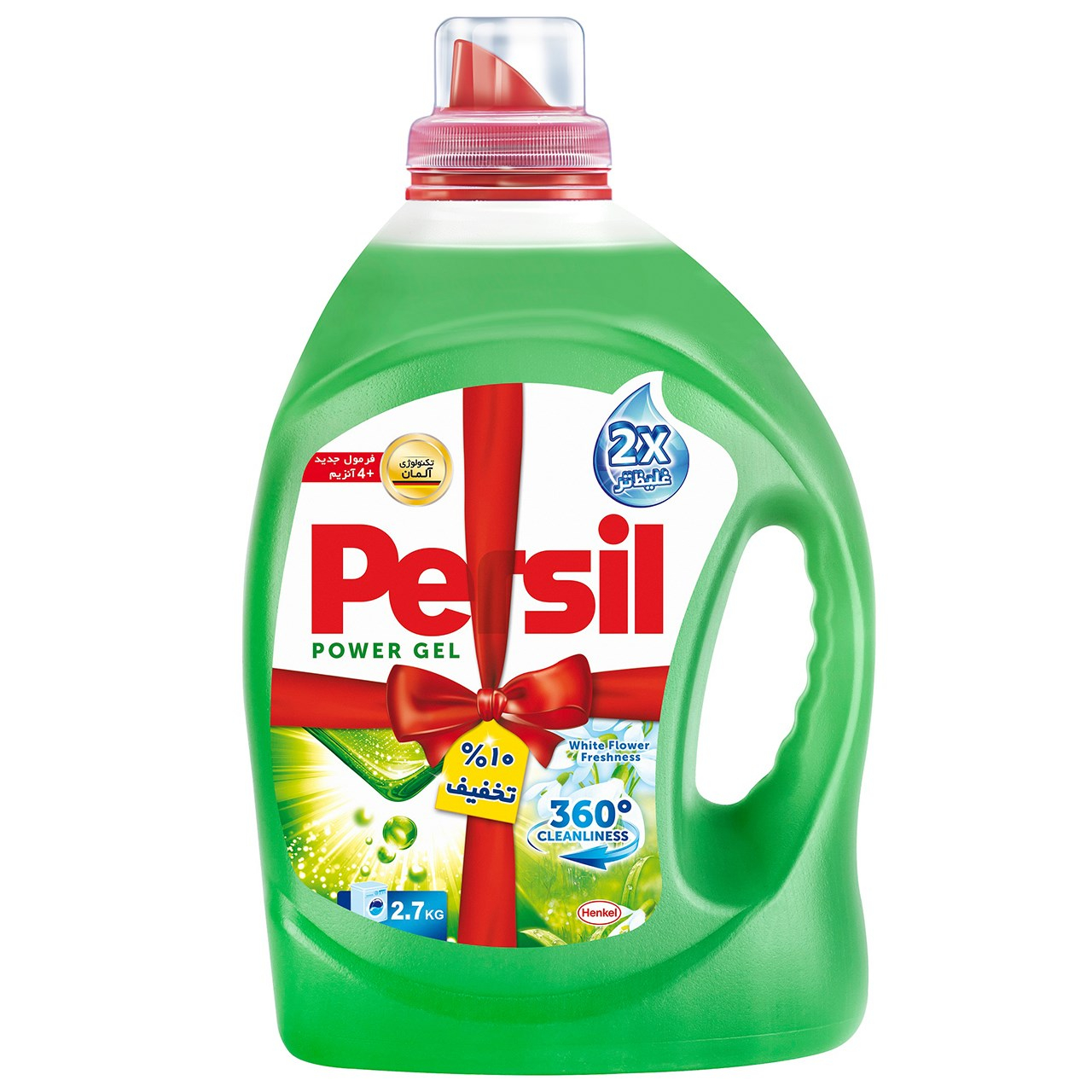 مایع ماشین لباسشویی پرسیل مدل 360Degree Cleanliness مقدار 2.7 کیلوگرم