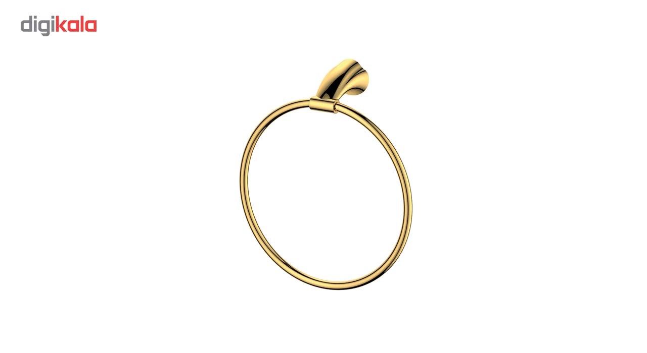 جا حوله ای حلقه ای ویسن تین مدل GOLD رنگ طلایی main 1 1