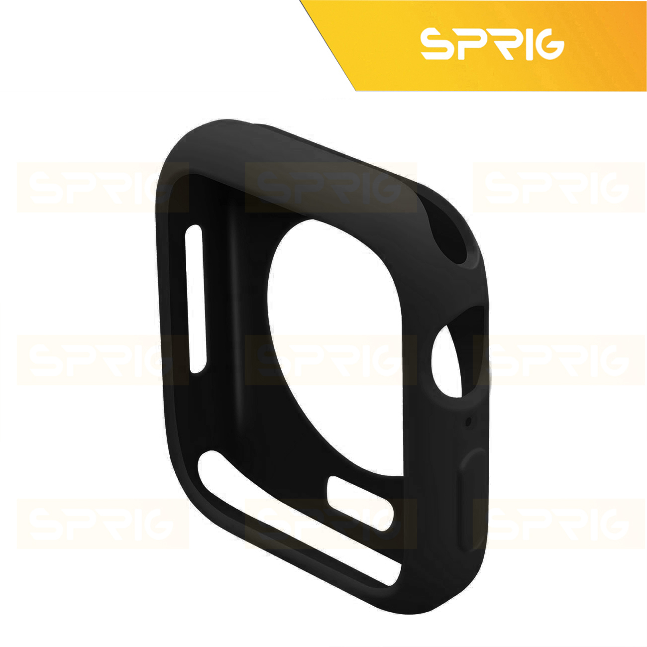 بند اسپریگ مدل Spig Protection مناسب برای اپل واچ Series 7 Aluminum 45mm / Series 8 Aluminum 45mm / Series 9 Aluminum 45mm به همراه کاور