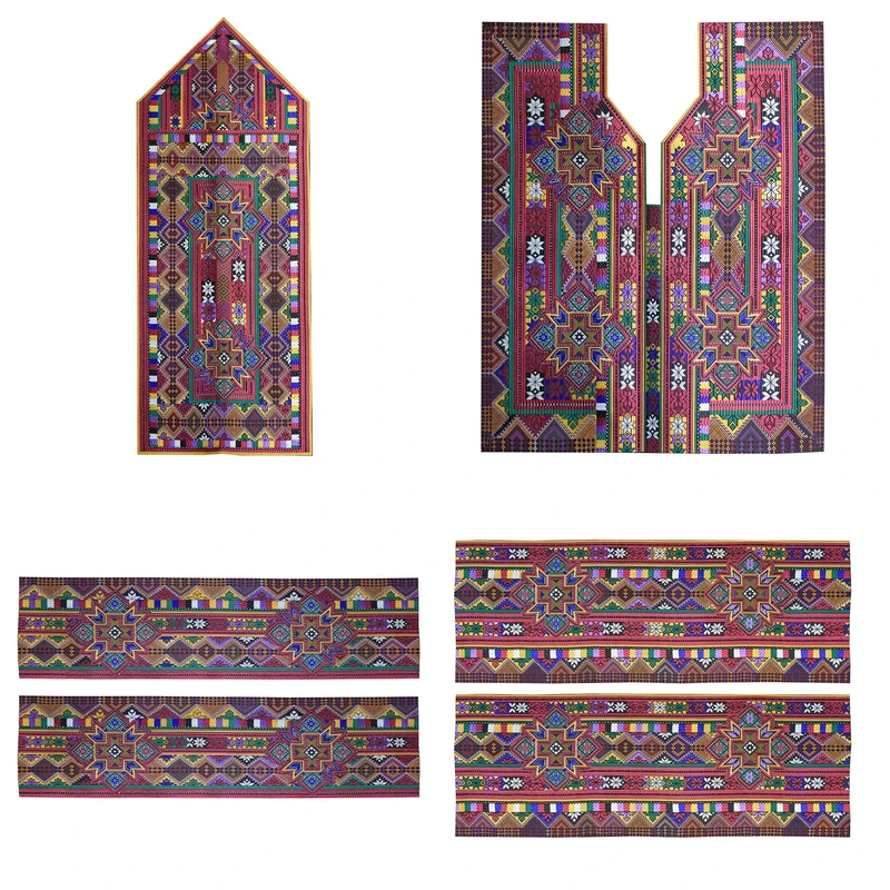 پارچه سوزن دوزی مدل Porkar-36 مجموعه 6 عددی