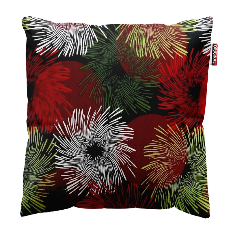 کوسن پاد آفرین طرح گل کد 1252 سایز 30*30 سانتی متر