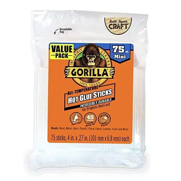 چسب حرارتی گوریلا  مدل 3027502  قطر 6.8 میلیمتر مجموعه 75 عددی