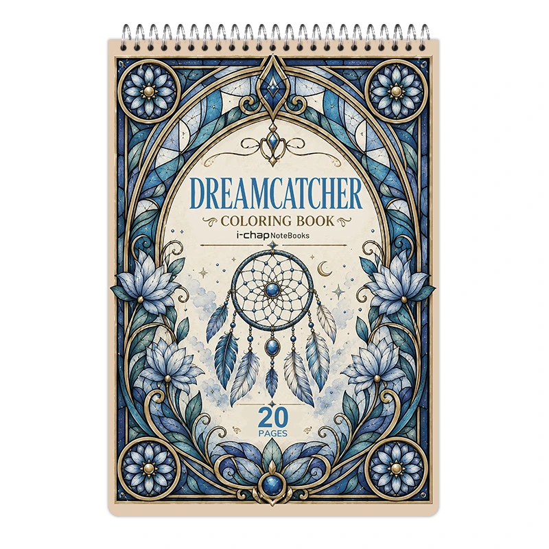 دفتر رنگ آمیزی 20 برگ سیمی آی چاپ مدل dreamcatcher کد 1013