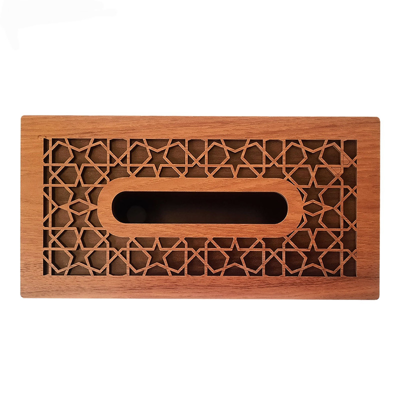 ست سطل و جای دستمال کاغذی کد 09 به همراه زیر لیوانی و جعبه پذیرایی