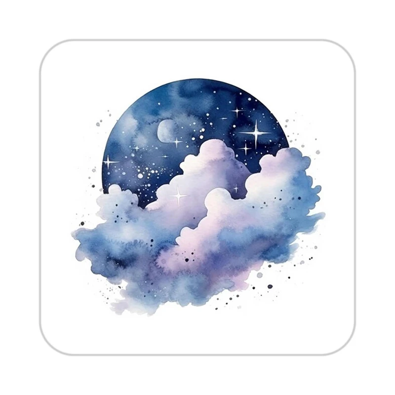 زیر لیوانی کاکتی طرح ماه و ستاره مدل mp53481