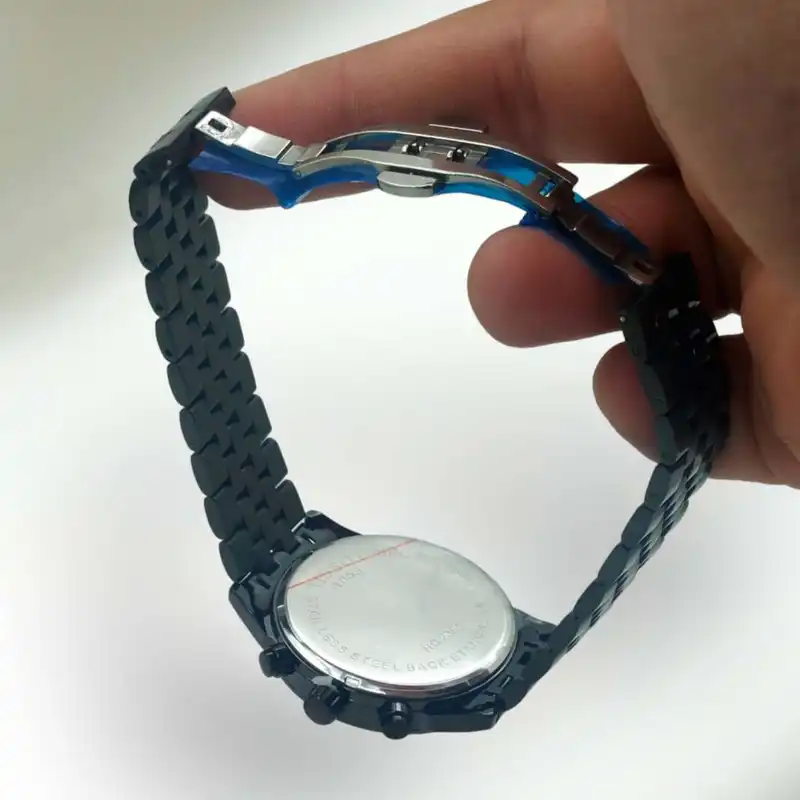 ساعت مچی عقربهای مردانه مدل سه موتور فعال کرنوگراف کد TIS CH BK-BE