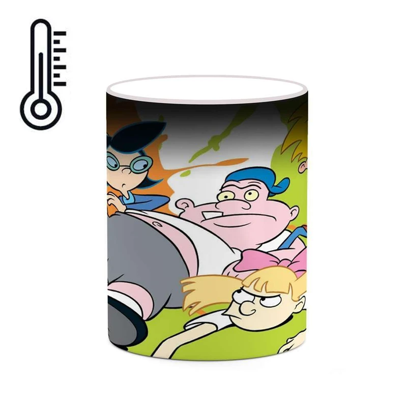 ماگ حرارتی کاکتی مدل کارتون Hey Arnold! کد mgh22671