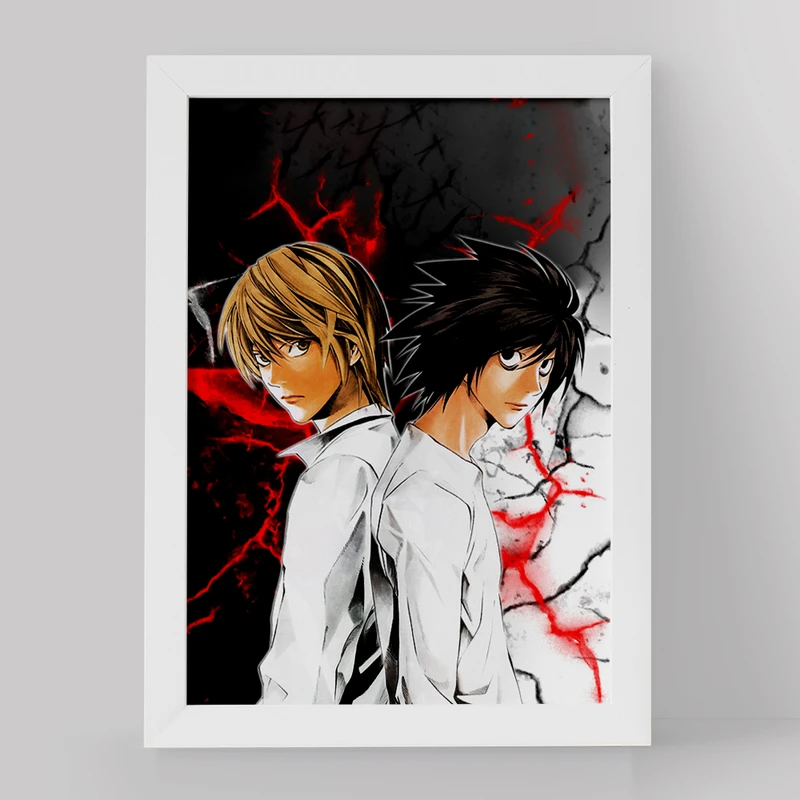 تابلو خندالو مدل لایت و ال انیمه دفترچه مرگ کد 11313