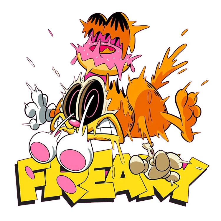 استیکر پارچه و لباس پاد آفرین مدل کارتونی کد S1792