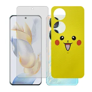 Glass together model matte screen protector suitable for Honor 70 mobile phone with back cover sticker