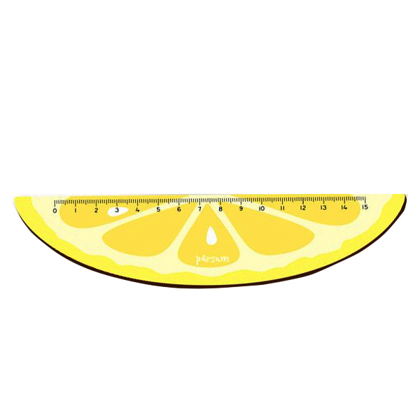 خط کش 15 سانتیمتری طرح لیمو 