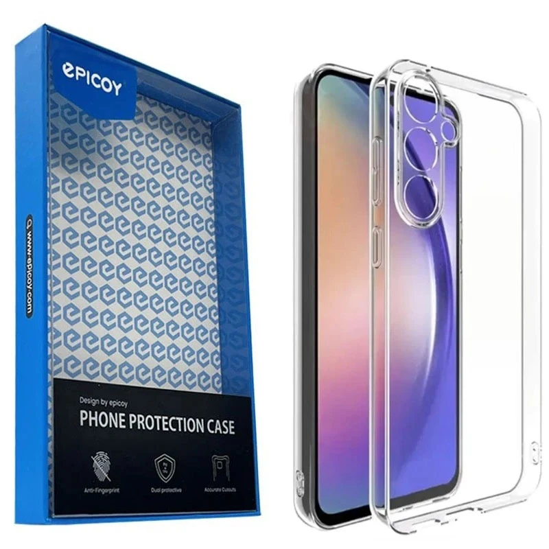 کاور اپیکوی مدل Transparent Clear مناسب برای گوشی موبایل سامسونگ Galaxy S25 FE 