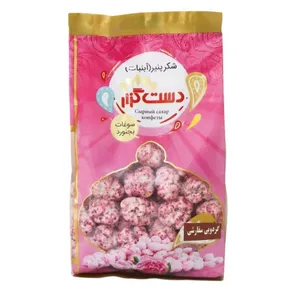 نقل گردویی گل محمدی دست گزار - 400 گرم
