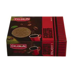 بیسکویت با طعم قهوه حاوی دانه قهوه سلبن - 320 گرم 