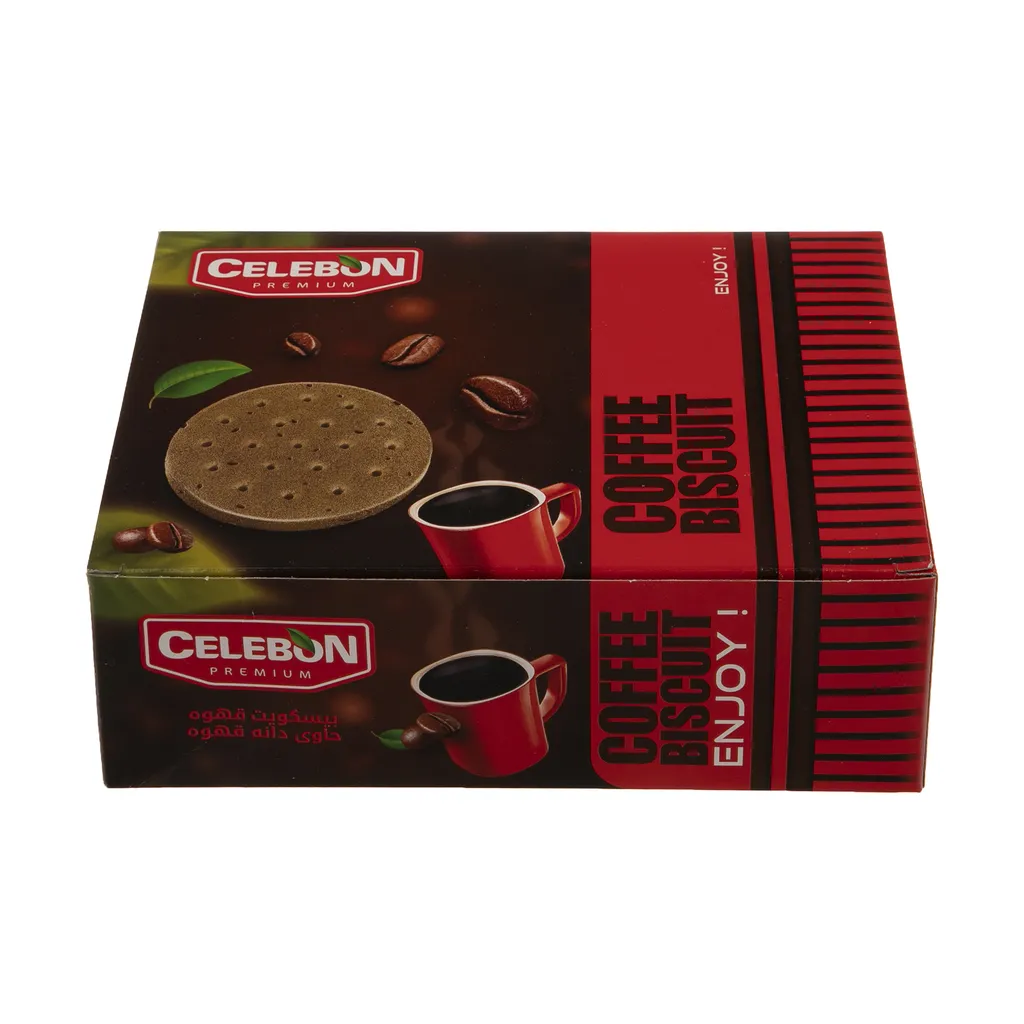 بیسکویت با طعم قهوه حاوی دانه قهوه سلبن - 320 گرم
