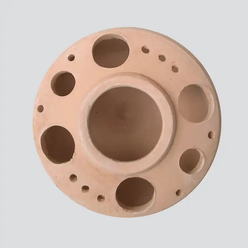 قلمدان سفالی خام مدل پایه دار کد GPL-0A4