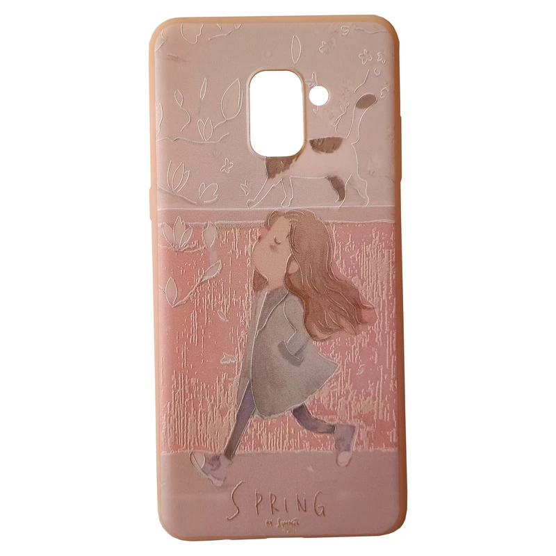 کاور مدل سیلیکونی کد 7-0 طرح عروسکی مناسب برای گوشی موبایل سامسونگ Galaxy A730/ A8 Plus 2018