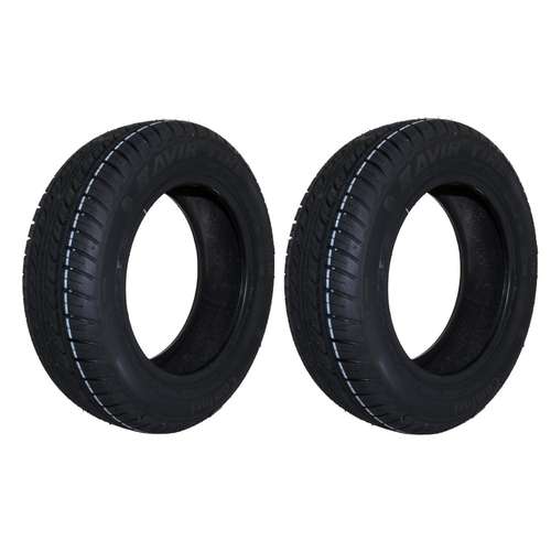 لاستیک خودرو کویر تایر مدل KB12-KB16 سایز 165/65R13 - دو حلقه