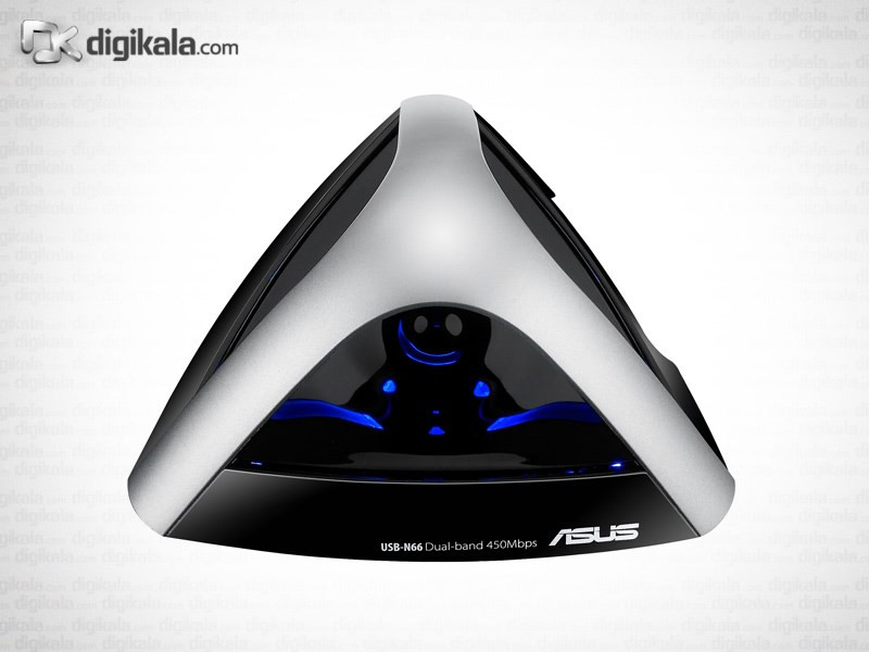 کارت شبکه و اکسس پوینت بی‌سیم و دوبانده USB ایسوس مدل USB-N66