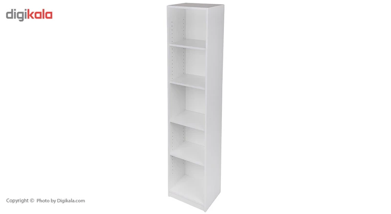 عکس شماره 2 : کتابخانه dnd مدل توچال-پنج طبقه-سفید