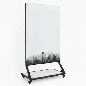 تخته وایت برد شیشه ای مدل AR-P015 سایز 150×90 سانتی متر