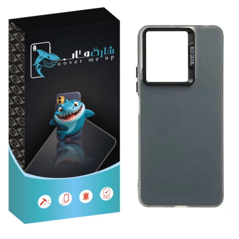 کاور شارک قاب مدل SO COOL مناسب برای گوشی موبایل شیائومی Redmi Note 13 Pro 4G / Poco M6 Pro 4G