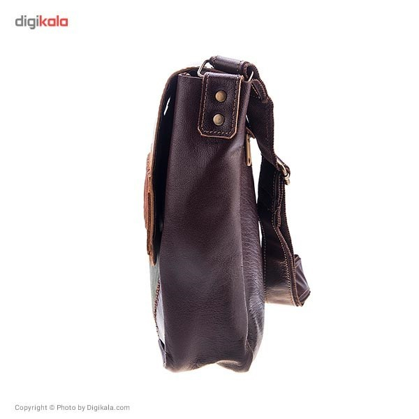 کیف دوشی چرم طبیعی گالری ستاک مدل B589