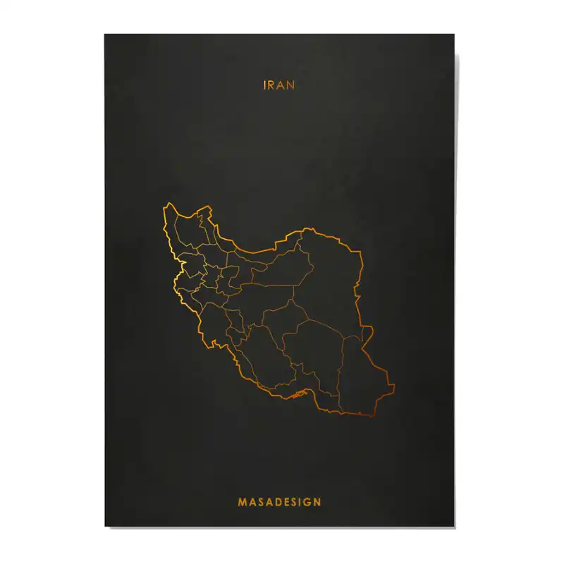 کارت پستال ماسا دیزاین مدل ایران کد postv001