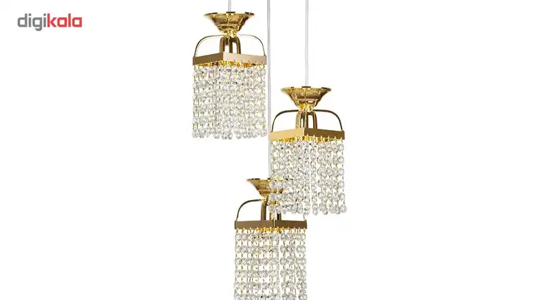 چراغ آویز چشمه نور 3 شعله کد 703/3H