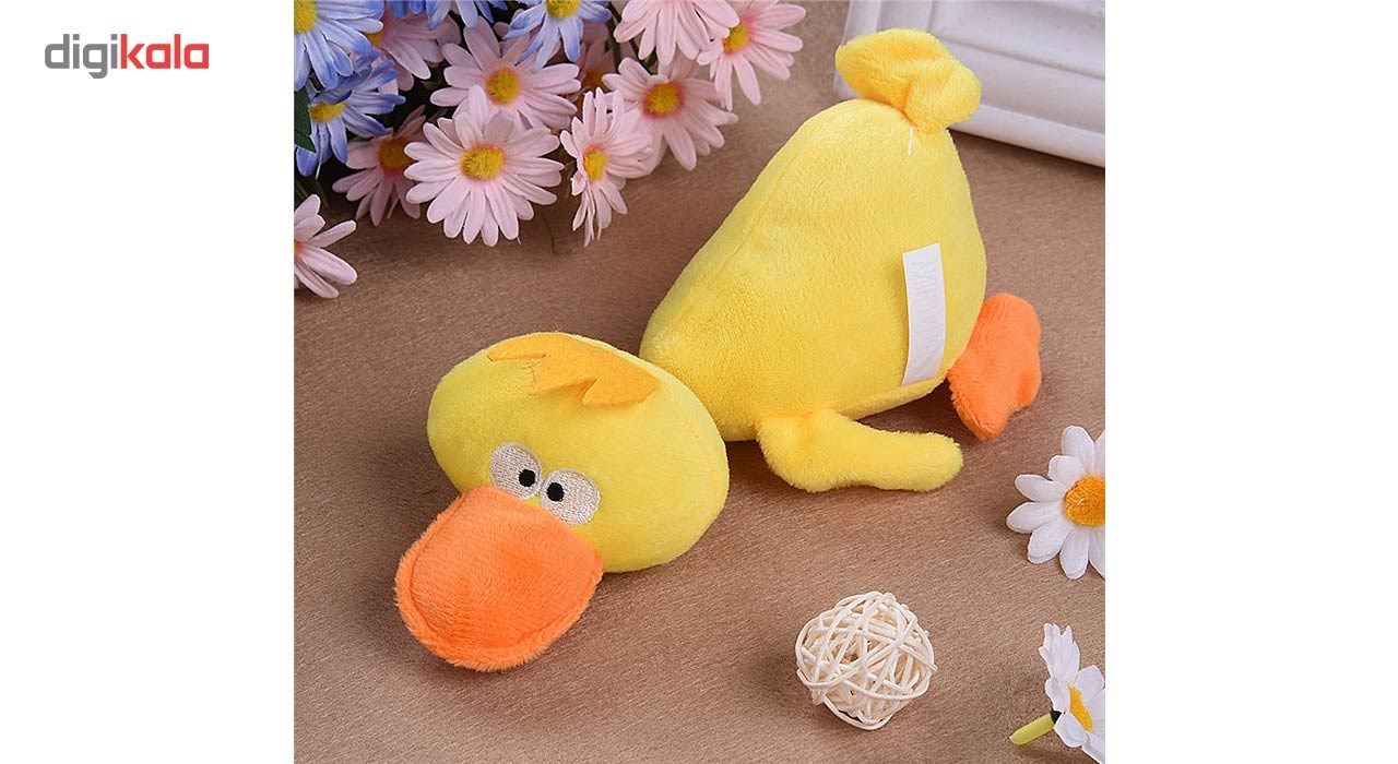 اسباب بازی سگ اردک پولیشی مدل Plush Duck Squeaker-YL