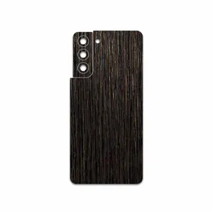MAHOOT Dark-Gold-Stripes-Wood Cover Sticker for Samsung Galaxy S21 5G