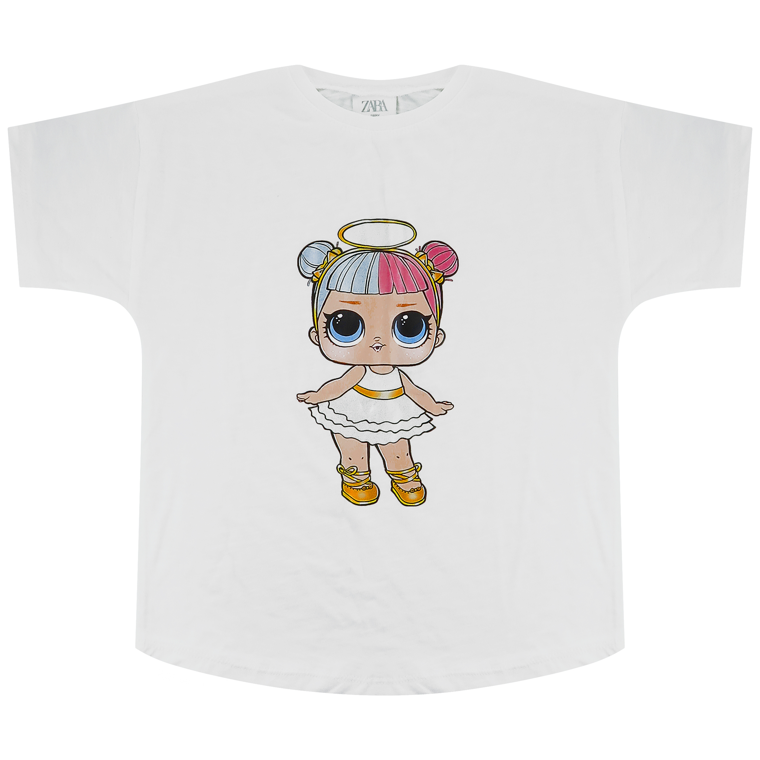 تی شرت آستین کوتاه دخترانه مدل تیپ تن 112