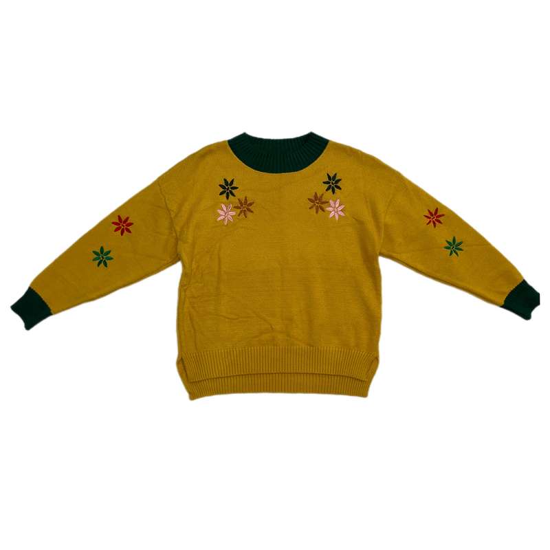 پلیور زنانه مدل گل دار 