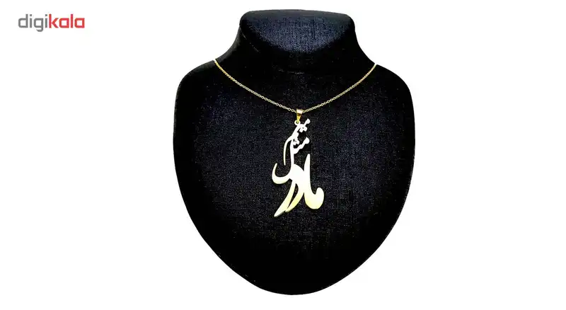 گردنبند نقره ترمه مدل میم مثل مادر Termeh