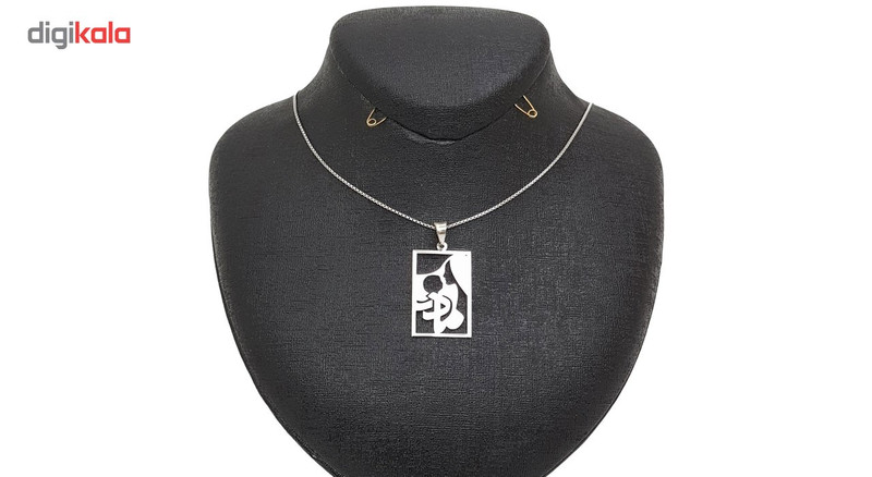 گردنبند نقره ترمه مدل مادر کد 00k8 گردنبند نقره ترمه مدل مادر کد 00k8