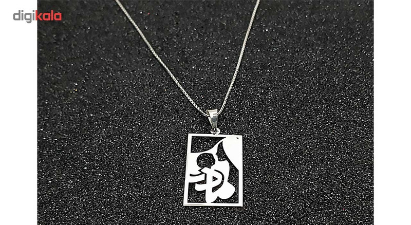 گردنبند نقره ترمه مدل مادر کد 00k8 گردنبند نقره ترمه مدل مادر کد 00k8
