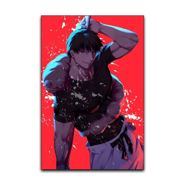 تابلو شاسی گوفی مدل انیمه جوجوتسو کایزن زنین توجی نبرد جادو Toji Jujutsu Kaisen Anime کد RED23