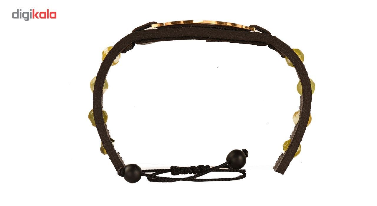 دستبند زنانه کهن چرم طرح تولد شهریور مدل BR280-6-4 -  - 9