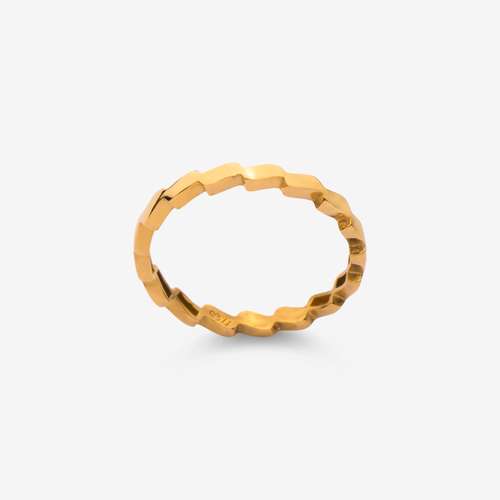 انگشتر طلا 18 عیار زنانه میو گلد مدل R1017 سایز 53