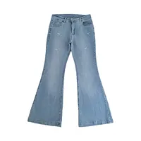 شلوار جین دم پا گشاد زنانه مدل BOTKAT712