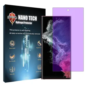 Nano tech anti-Purple screen protector suitable for Samsung Galaxy S22 Ultra 5G mobile phone