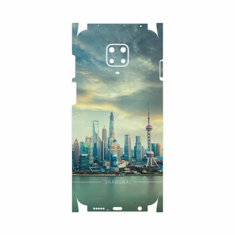 برچسب پوششی ماهوت مدل Shanghai City-FullSkin مناسب برای گوشی موبایل شیائومی Redmi Note 9 Pro