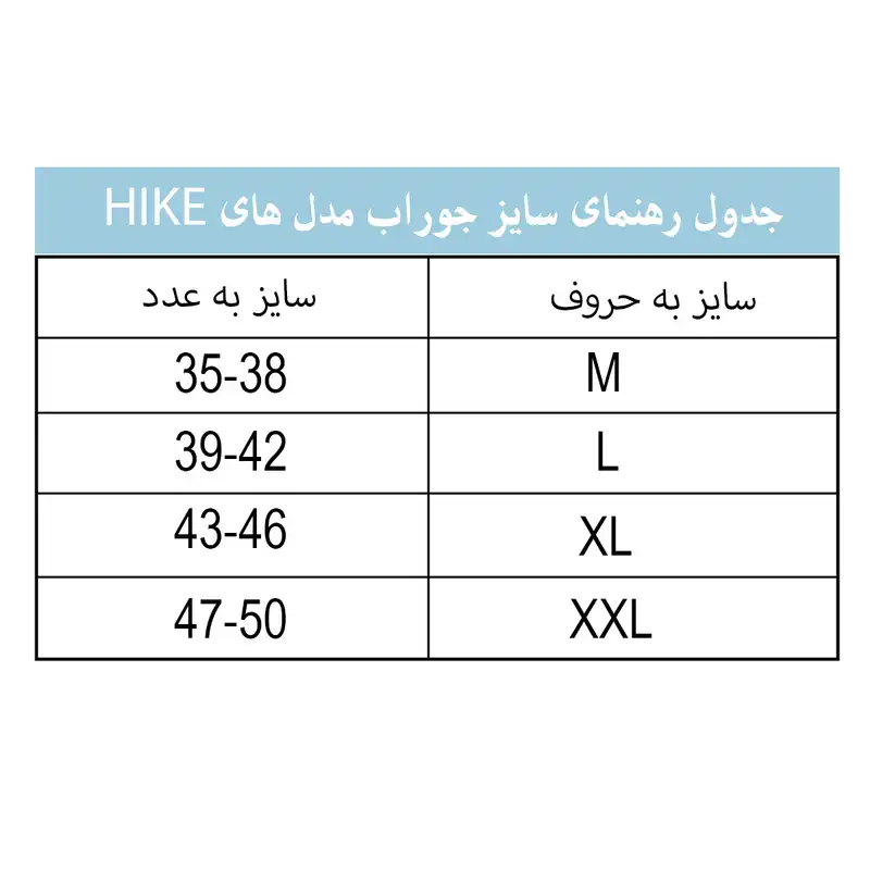 جوراب ورزشی مردانه کچوا مدل HIKE 50 بسته 2 عددی