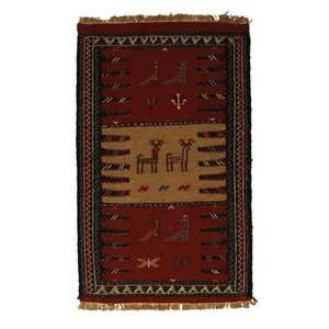 گلیم دستبافت سرزمین فرش کد TKG136