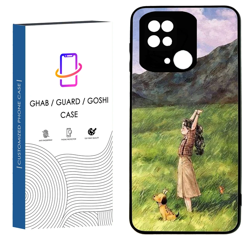 کاور قاب گارد گوشی طرح دخترانه کد 38 - TPU مناسب برای گوشی موبایل شیائومی Poco C40