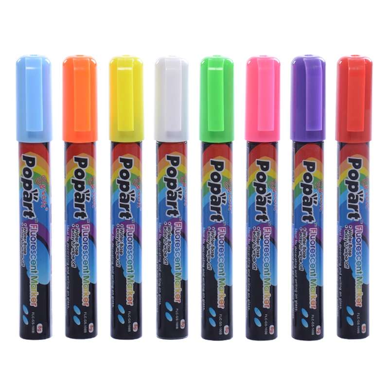 ماژیک وایت برد پوپارت مدل گچ مایع FLC-Gs-8g