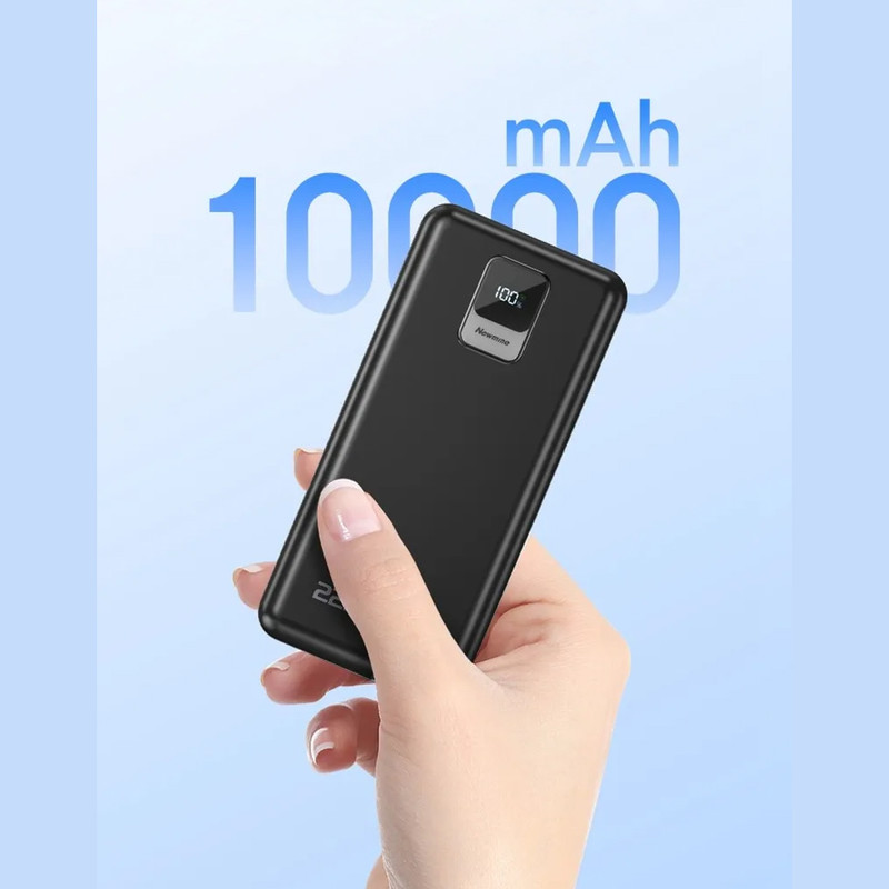 پاوربانک نیوماین مدل AL-01 ظرفیت 10000 میلی آمپر ساعت