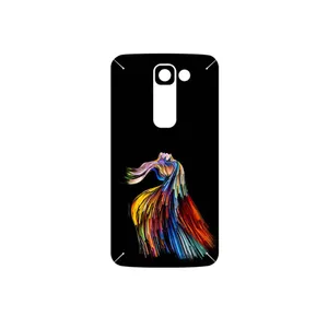 MAHOOT Rainbow Hair Digital Art Cover Sticker for LG G2 mini